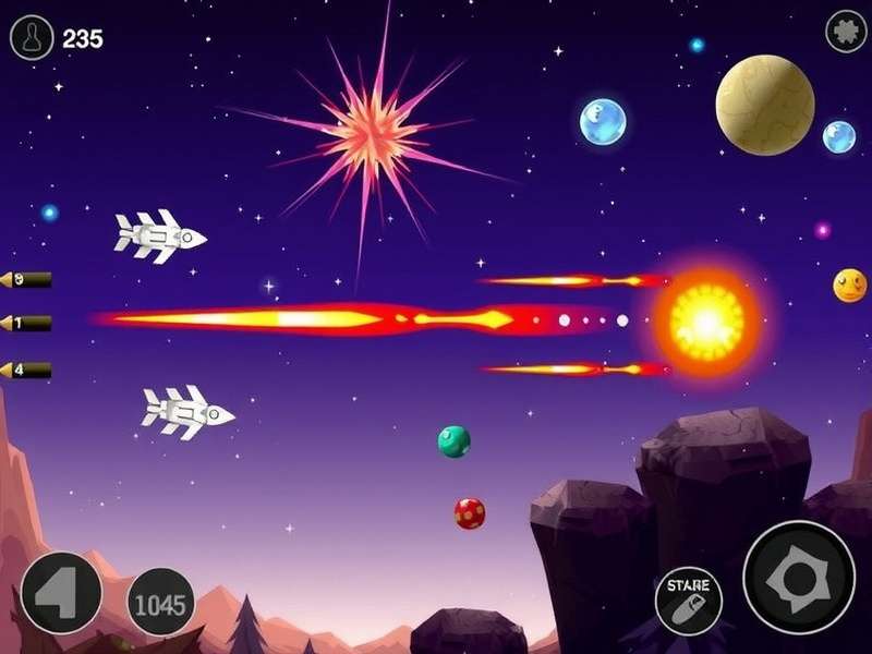 Goan Galaxy Shooter Gameplay Screenshot
